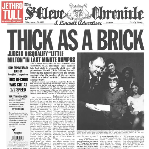 Jethro Tull – Thick as a Brick (1972/2022)