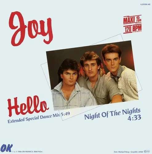 Joy - Hello (Single) (1986)