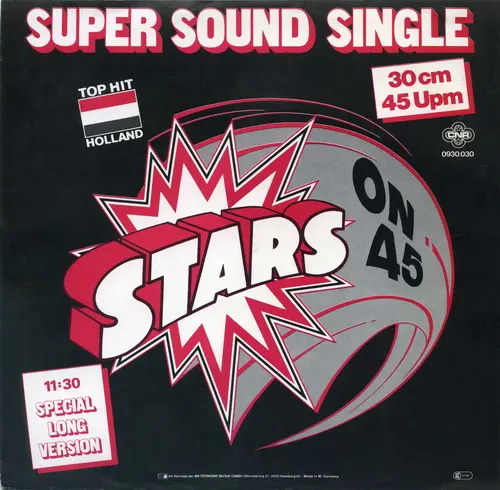 Stars On 45 – Stars On 45 (Special Long Version) (1981)