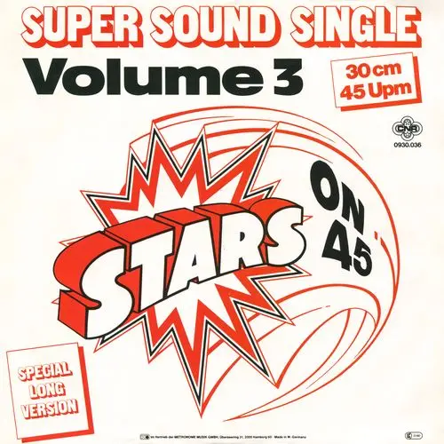 Stars On 45 - Stars On 45 Volume III (12'' Maxi-Single) (1981)