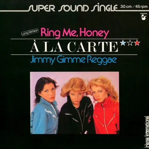 A La Carte - Ring Me, Honey (Long Version) (12'' Single) (1980)