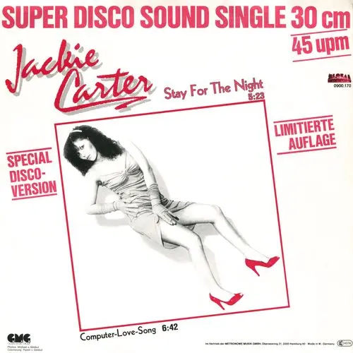 Jackie Carter - Stay For The Night (12'' Single) (1979)