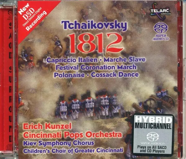 Tchaikovsky, Erich Kunzel, Cincinnati Pops Orchestra – Tchaikovsky 1812 Overtur (2001)