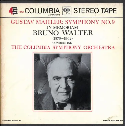 Gustav Mahler - Symphony No. 9 (Bruno Walter / The Columbia Symphony Orchestra) (1962)