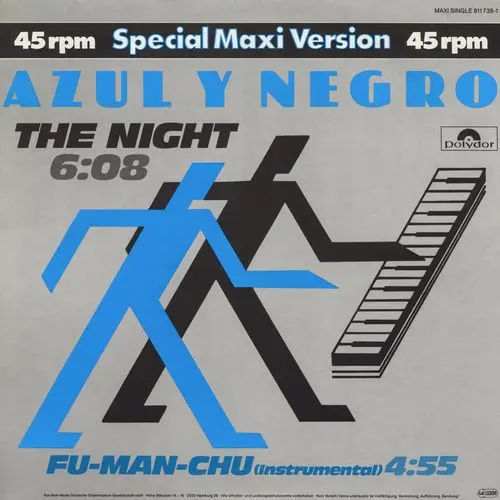 Azul Y Negro - The Night (12'' Maxi-Single) (1983)