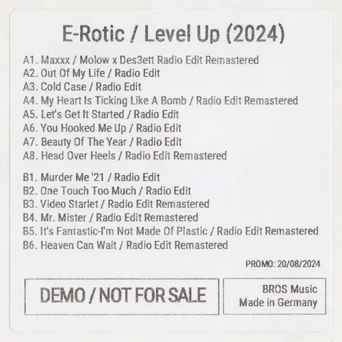 E-Rotic - Level Up (Promo) (2024)