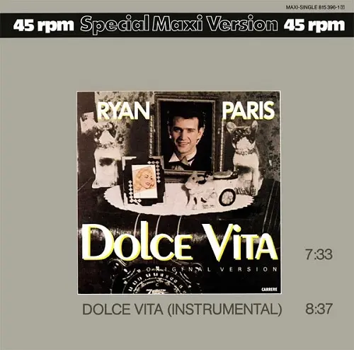 Ryan Paris - Dolce Vita (Original Version) (1983)