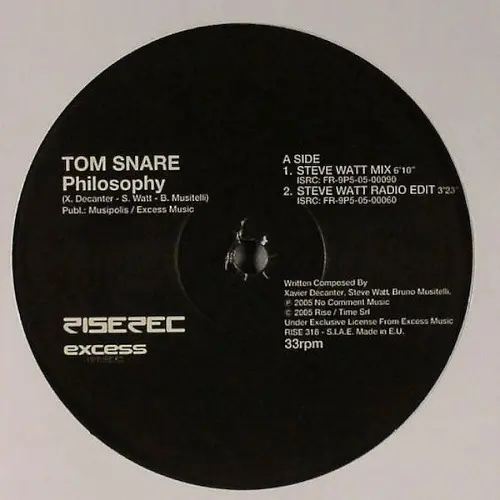 Tom Snare - Philosophy (2005)