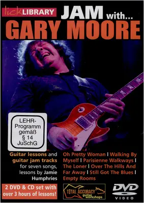 Gary Moore - коллекция минусовок Lick Library Jamtrax (2014)