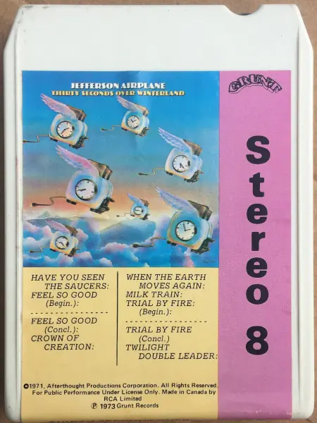 Jefferson Airplane - Thirty Seconds Over Winterland (1973)