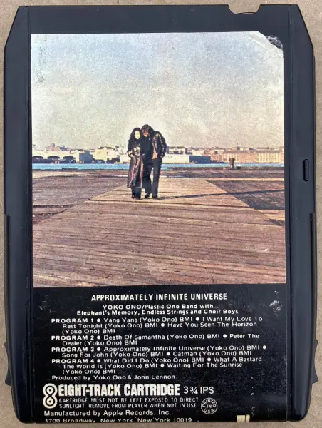 Yoko Ono With The Plastic Ono Band And Elephant's Memory - Approximately Infinite Universe (Cartridge 1) (1973)