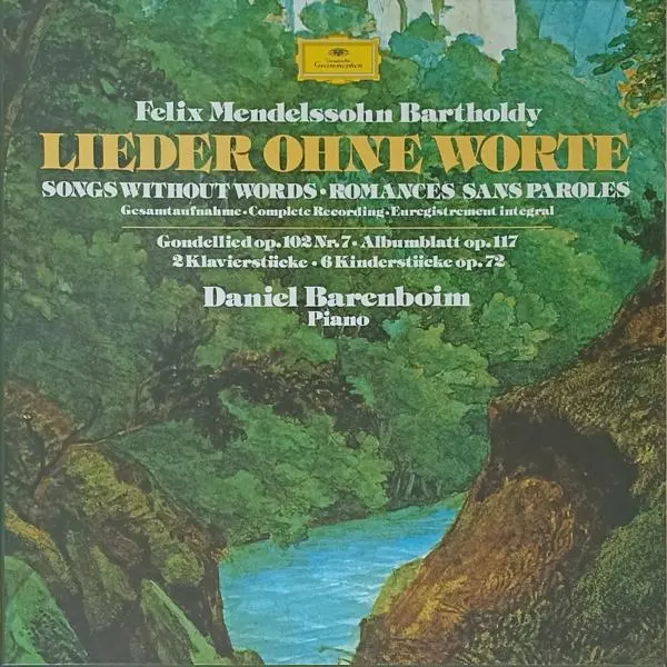 Daniel Barenboim - Felix Mendelssohn Bartholdy - Lieder Ohne Worte (1974)