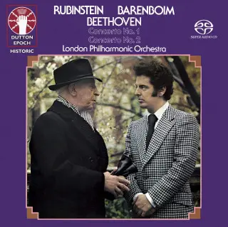 Beethoven Rubinstein Barenboim - Concerto No. 1 / Concerto No. 2 - London Philharmonic Orchestra (1976/2018)