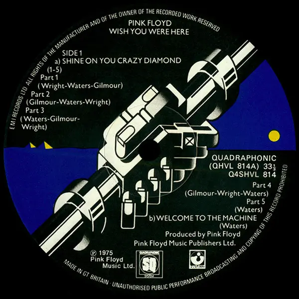Pink Floyd - Wish You Were Here (UK Quadraphonic)
