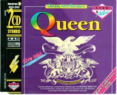 Queen - Live In USA Vol.3 (2CD) 1982