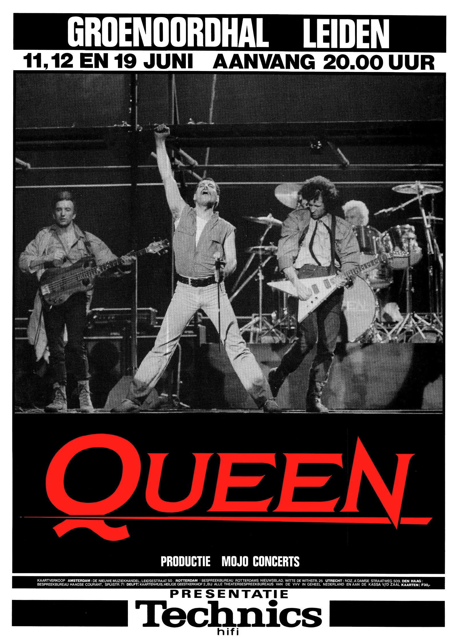 Queen - Leiden, The Netherlands - 12.06.1986