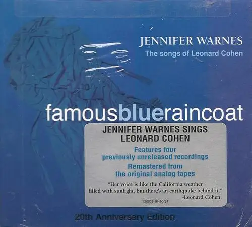 Jennifer Warnes - Famous Blue Raincoat: The Songs of Leonard Cohen (20th Anniversary Edition) 2007