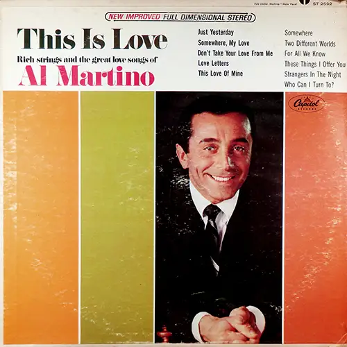 Al Martino - This Is Love 1966