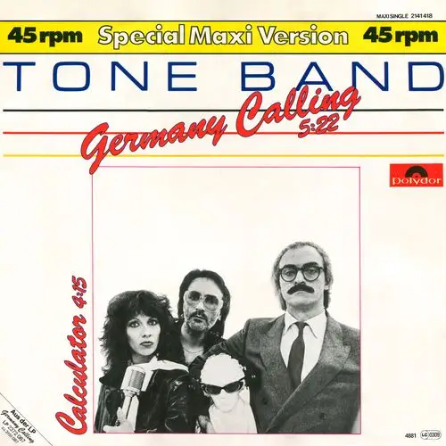 Tone Band - Germany Calling (12'' Maxi-Single) 1981