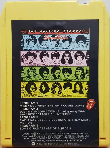 The Rolling Stones - Some Girls (Alternate 8-track tape version) - 1978