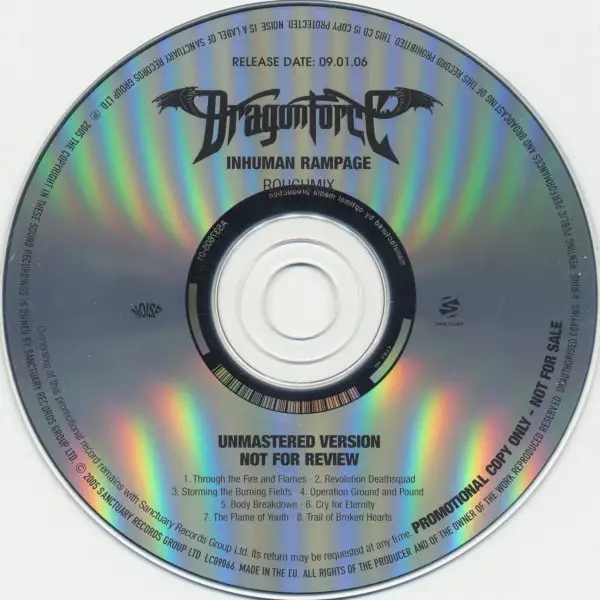 Dragonforce / Inhuman Rampage (Roughmix) 2005
