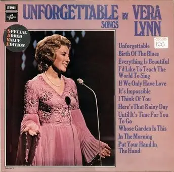 Vera Lynn – Unforgettable Songs By Vera Lynn (1972)