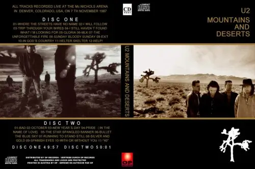 U2 / Denver Mountains & Deserts 1987