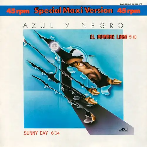 Azul Y Negro - El Hombre Lobo (12'' Maxi-Single)
