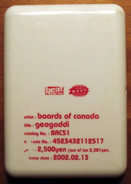 Boards of Canada - Geogaddi [BRC-51 Japanese Import] 2002