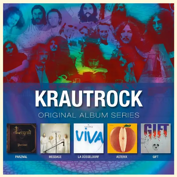 Krautrock Original Album Series 5CD boxset (Parzival, Message, La Düsseldorf, Asterix, Gift) (2015)