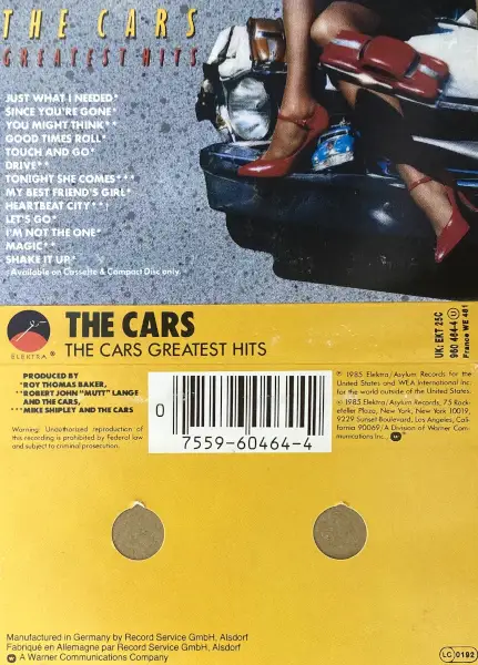 The Cars - Greatest Hits